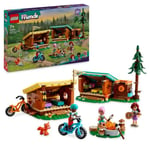 LEGO® Friends 42624 Les cabanes chaleureuses de la base de loisirs - Set sur la nature