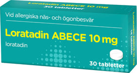 ABECE Loratadin Tablett 10 mg 30 st