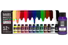 Basics Acrylic Fluid Set 12X118ml Row