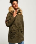 Superdry Womens Rookie Heavy Weather Tiger Parka Jacket