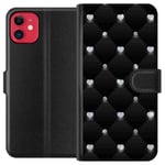 Apple iPhone 11 Plånboksfodral Diamant hjärta