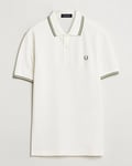 Fred Perry Twin Tipped Polo Shirt Light Ecru