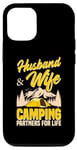Coque pour iPhone 12/12 Pro Mari et femme Camping Partners For Life Sweet Funny Camp