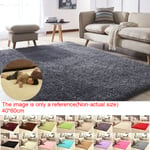 Household Anti-slip Fluffy Carpet Living Room Mat Tea Table Carp Green