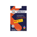 Cartouche LK-510/511 compatible CANON XL PG510 + CL511 LINKSTER