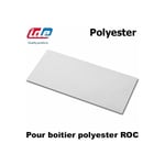 Plaque polyester pour boitier polyester roc IDE Dimensions de la plaque - 310x310mm - ROC44
