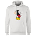 Disney Mickey Mouse Mickey Split Kiss Hoodie - White - L - White