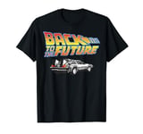 Back To The Future 8-Bit Delorean Logo T-Shirt
