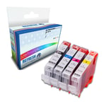Refresh Cartridges 4 Colour Pack BCI-6Bk/6C/6M/6Y Ink Compatible With Canon