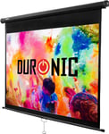 Duronic Projector Screen MPS60 /43 BK 60 Inch Pull down Projection Screen Size: