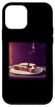 Coque pour iPhone 12 mini Tranche de pain grillé avec confiture de raisin sur une assiette blanche