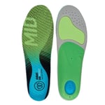 Sidas Run 3Feet Protect Mid Sula STL. Unisex Grön 37-38 - Optimal stötdämpning för löpare