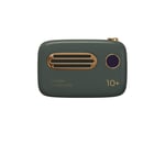 Nakelu Retro charging treasure, portable and cute 10000 mAh, fast charging mobile power bank, creative mini charging treasure (Color : C, Size : 10000)