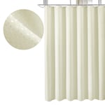 Vattentätt Duschdraperi för Badrum Beige M