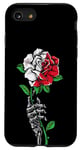 Coque pour iPhone SE (2020) / 7 / 8 Rose de Malte avec squelette de drapeau de Malte Racines Souvenir de Malte