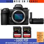 Nikon Z7 II + Grip Nikon MB-N11 + 2 SanDisk 64GB Extreme PRO UHS-II SDXC 300 MB/s + Guide PDF ""20 TECHNIQUES POUR RÉUSSIR VOS PHOTOS