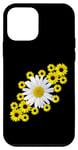 Coque pour iPhone 12 mini Fleur de marguerites avec motif tournesol