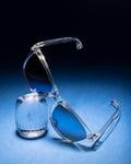 Outdoor & Essentials Lensicle Sunglasses Transparent + Sky Blue
