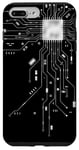Coque pour iPhone 7 Plus/8 Plus CPU Cœur Processeur Circuit imprimé IA Geek Gamer Heart