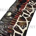 Sminkborstar Set - 24st - Giraffe Design Holder