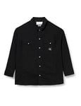 Calvin Klein Jeans Men's Shirt Utility Jacket Plus J30J321279 Casual, Denim Rinse, XXL