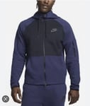 Nike Full Zip Hoodie Blue Mens Size Medium Brand New With Tags DD5284-410