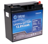 Lithium Batteri: LiFePo4 12V  24Ah, H, Bluetooth