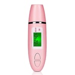 Digital huddetektorpenna med LCD-skärm Bärbar hudanalysator Vattenoljetestare fuktanalysmaskin (färg: rosa)