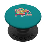 Ready to Roll Retro Roller Skating Vibes 70s Vintage Soul PopSockets PopGrip Interchangeable