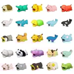 USB-kabelskydd Djur Mobiltelefon Laddare Kabelskydd 25st