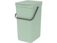 Papperskorg, Brabantia Sort &Amp  Go, Jadegrön, Plast