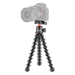 JOBY GorillaPod 3K Pro Kit, Flexible Professional Aluminium Tripod with BallHead, QR Plate, Made in Italy, for Premium CSC/Mirrorless Camera, 3kg/6.6lbs Load Capacity, J91566-BWW