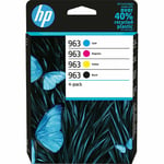 Genuine HP 963 Multipack Ink Cartridges 6ZC70AE For Officejet Pro 9022e 9025