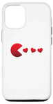 Coque pour iPhone 12/12 Pro Coeurs de la Saint-Valentin - Jeu vidéo amusant