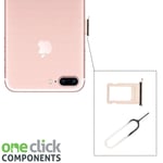 For iPhone 7 Plus ROSE GOLD Sim Card Tray Slot Holder with Eject Pin Replacement