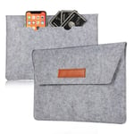 Macbook 12-Inch Retina (2015) felt sleeve bag - Grey