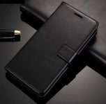 New Black Luxury Leather Case For Samsung Galaxy S9 Card Money Pocket #1222