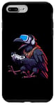 Coque pour iPhone 7 Plus/8 Plus Crow Bird Gamer Casque de jeu vidéo