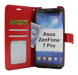 Crazy Horse Wallet Asus ZenFone 7 Pro (ZS671KS) (Röd)