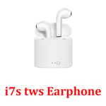 Casque audio I9s i7s TWS sans fil Bluetooth écouteur stéréo écouteurs avec bo?te de charge pour iPhone 6 7 8 x - i7s tws -White