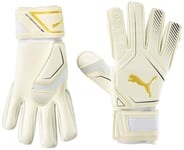 PUMA King IC Goalkeeper Gloves Size 10.5 White/Gold
