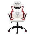 Subsonic - Chaise gaming Assassin's Creed, fauteuil gamer blanc taille S/M