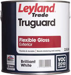 Leyland Trade Flexible Exterior Gloss - Brilliant White 2.5L