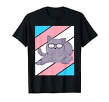 British Shorthair Cat Transgender Flag LGBTQ Pride Trans T-Shirt