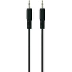 CABLING® Cable Jack 3,5 mm – Qualité Premium – blindé – Audio – Stéréo – Mâle vers mâle - 5 m Noir