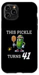 Coque pour iPhone 11 Pro Pickleball This Pickle TURNS 41 Pickleball 41e anniversaire