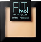 Maybelline Fit Me Matte And Poreless Powder 115 9 g (Pack of 1), 115 Ivory 
