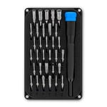 iFixit Moray Precision Bit Set, bit-kit with 32 Mini-bits (4 mm) and Precision Screwdriver for Repairing Electronics, Compatible with iPhone, iPad