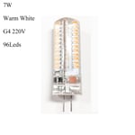 3w/5w/7w G4 Lamp G9 Led Light Corn Warm White 220v 7w