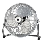 Taylor & Brown® Pedestal Cooling Fan Desk Fans Metal Floor Fan Oscillating Stand Standing Air Cooler Portable for Home or Office (12" Metal Floor Fan)
